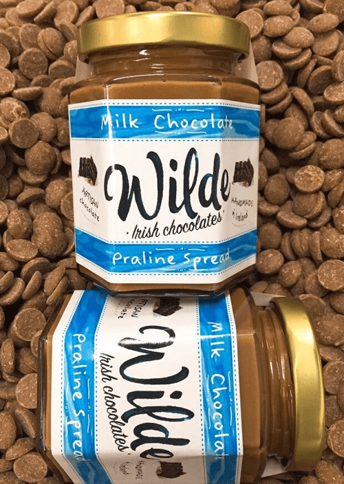 MILK CHOC PRALINE SPREAD - Wilde Irish Chocolates