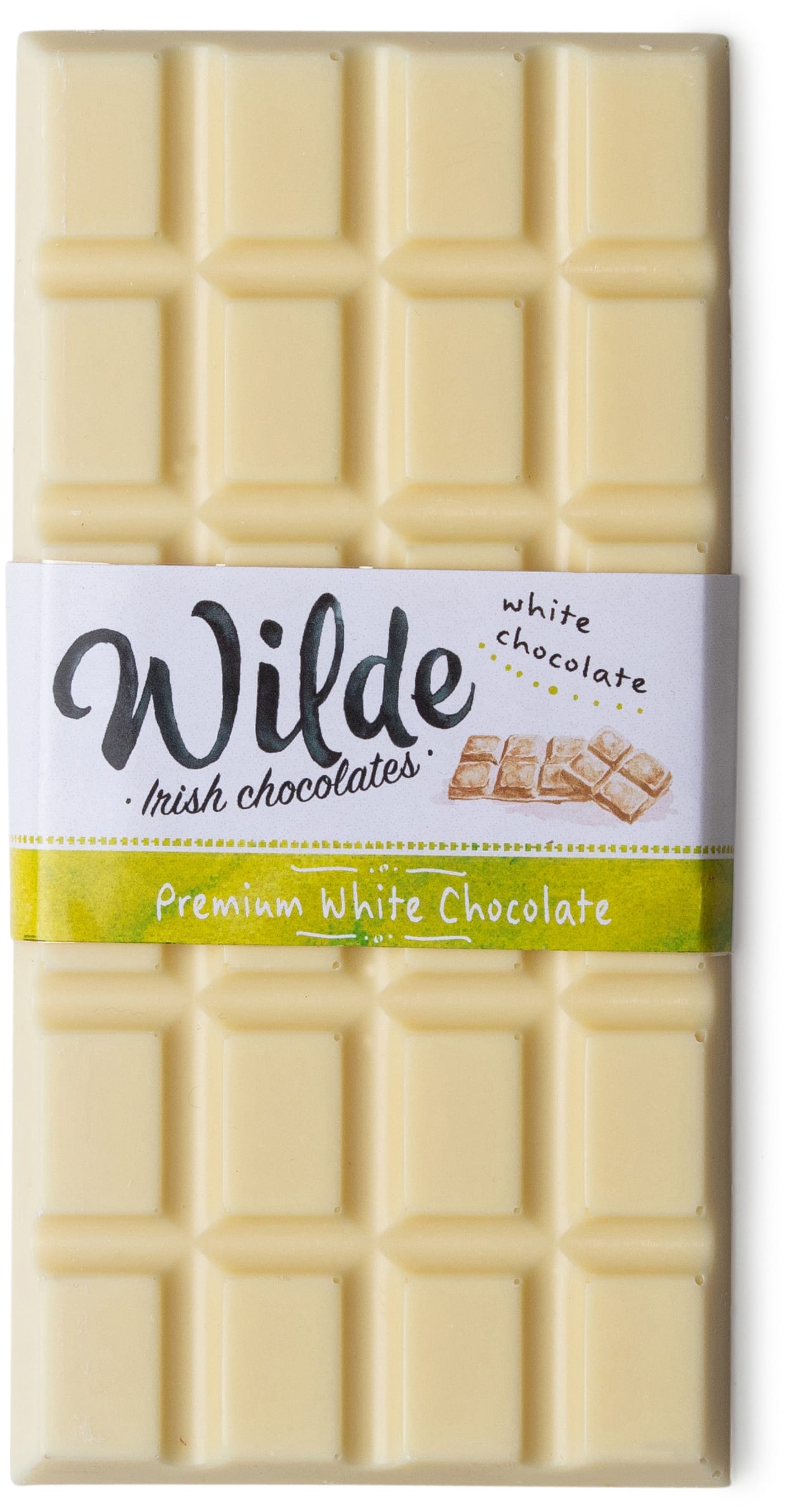 Premium white cholocate bar - Wilde Irish Chocolates