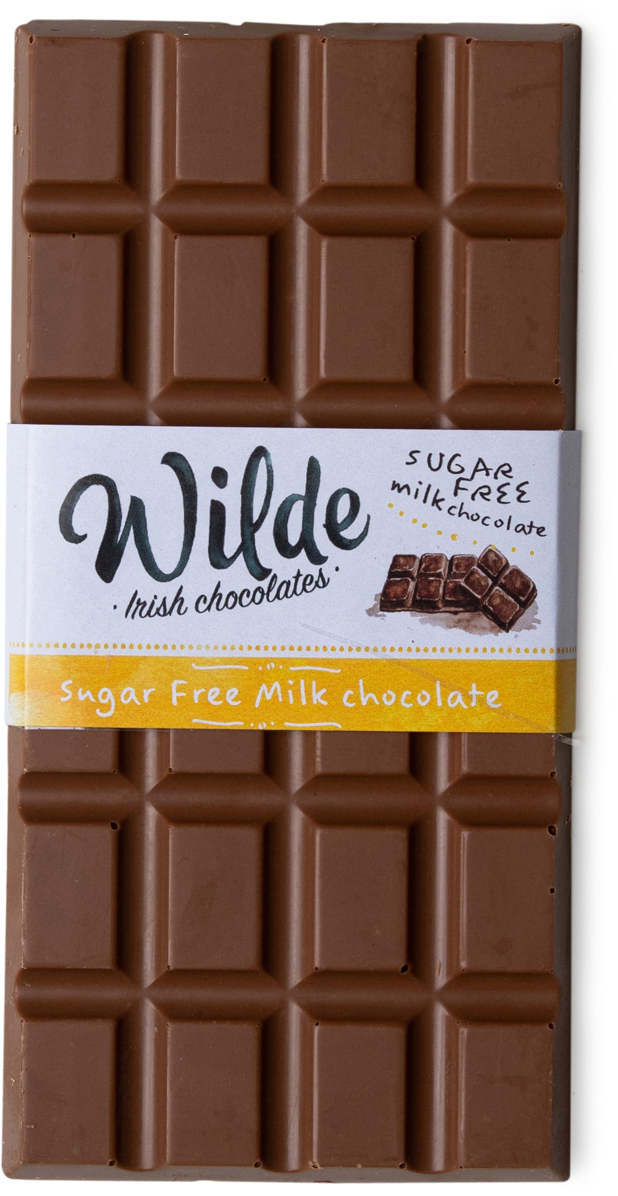 Sugar Free Milk Chocolate Bar - Wilde Irish Chocolates