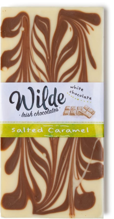 salted caramel chocolate bar - Wilde Irish Chocolates