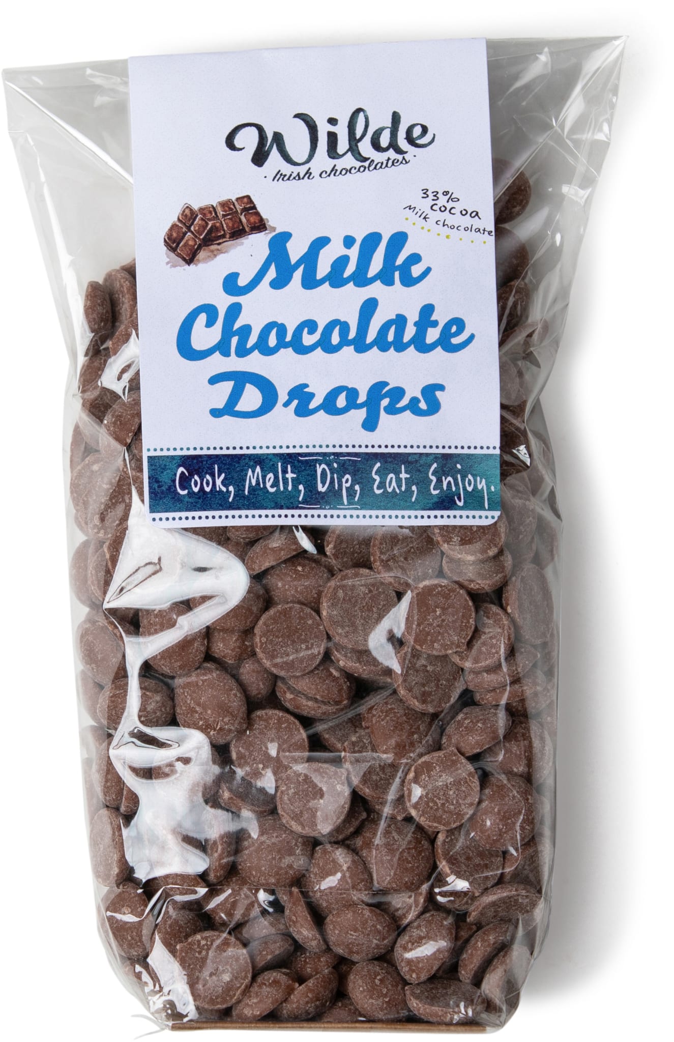 33 Cocoa Solids Milk Chocolate Drops Wilde Irish Chocolates