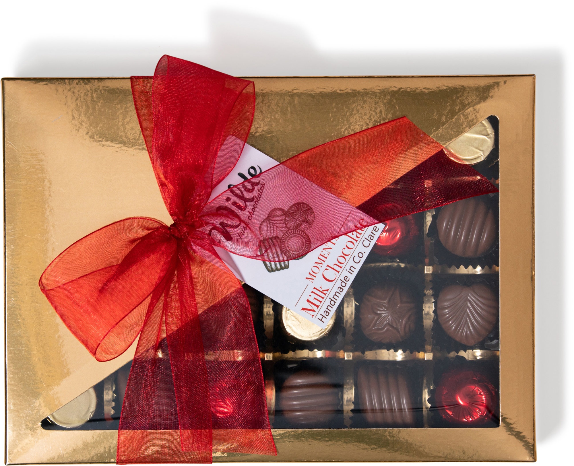 chocolate gift box from Wilde Irish Chocolates