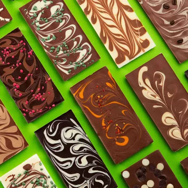 Wilde Chocolate Bars selection