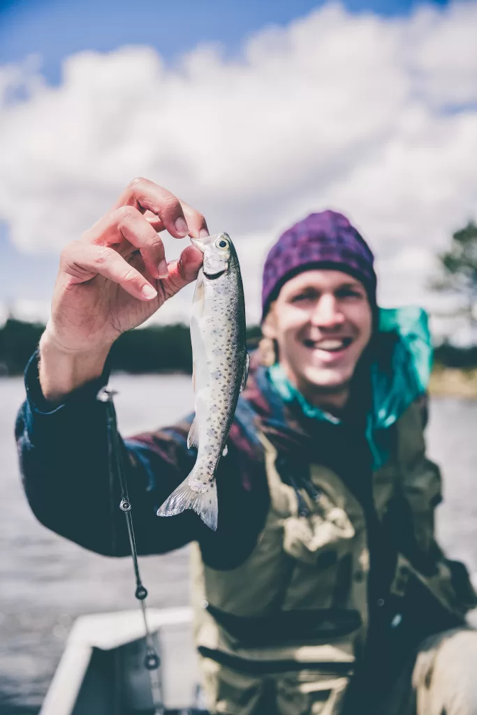 Trout fishing