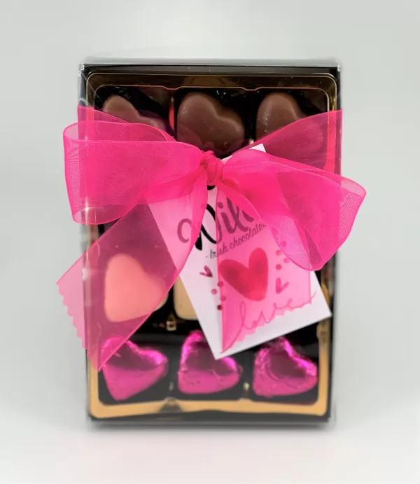 'Love Box' Chocolate Hearts Valentine Collection packaging.