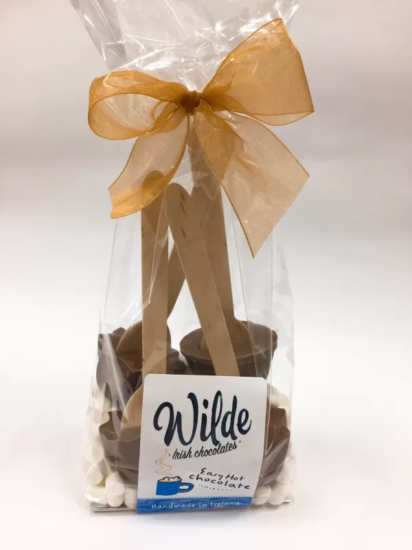 Easy hot chocolate by Wilde Irish Chocolates.