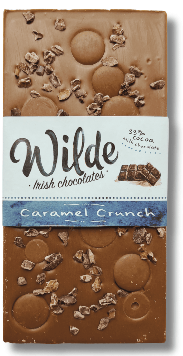 Caramel Crunch milk chocolate bar.