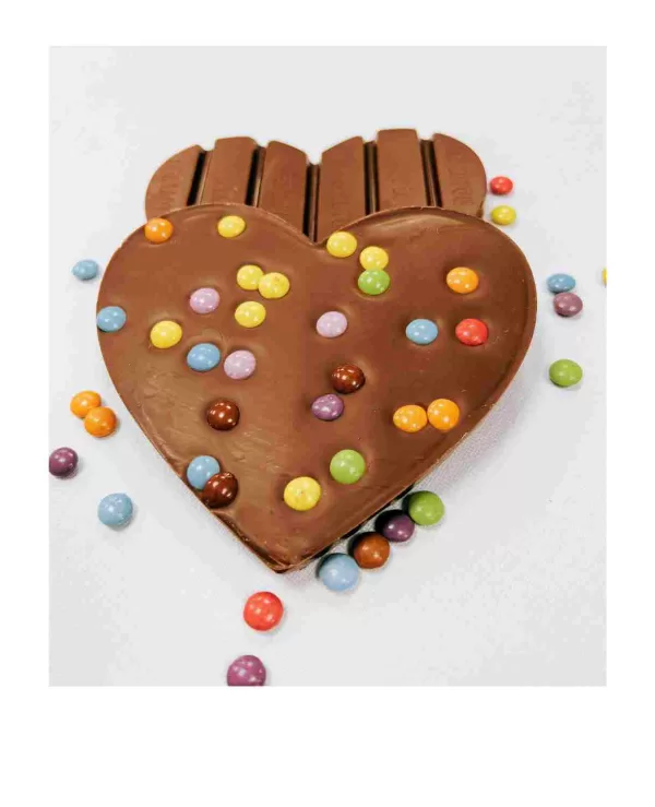 'Dotty About You' Valentine chocolate hearts.