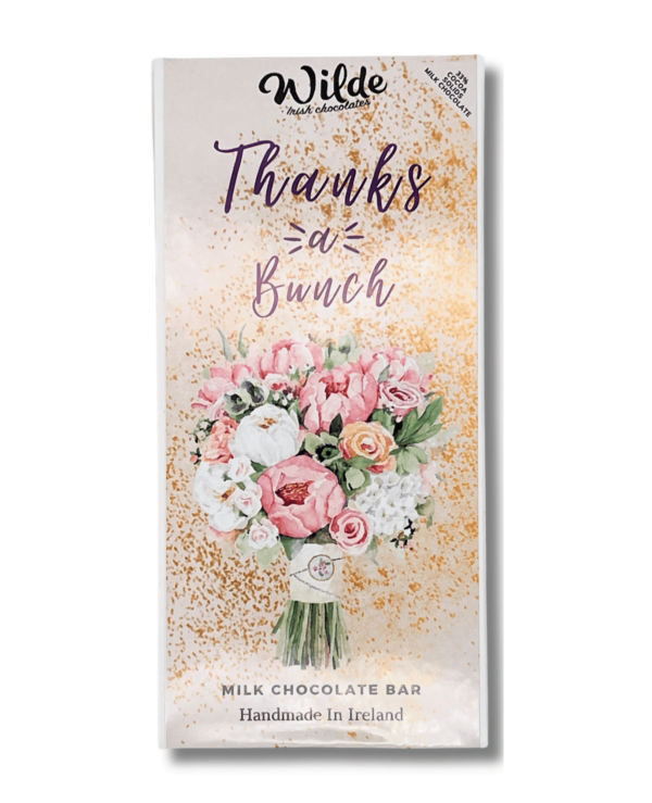 'Thanks a Bunch' chocolate sentiments bar.