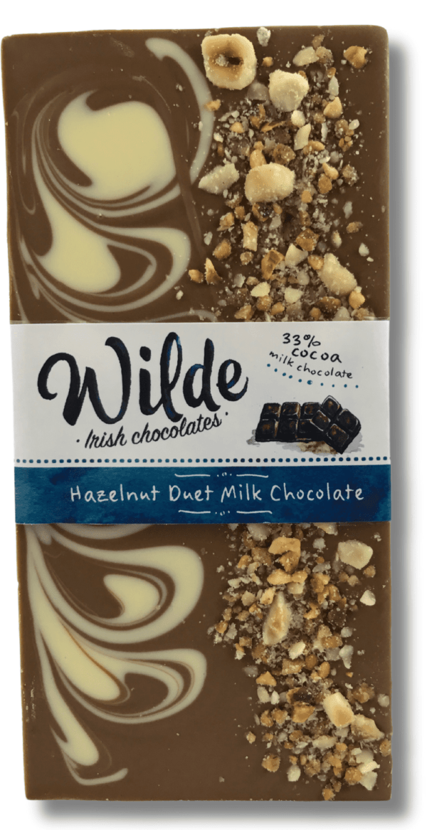 Hazelnut Duet Milk Chocolate bar.