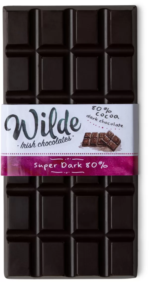 Super Dark 80% Chocolate Bar.