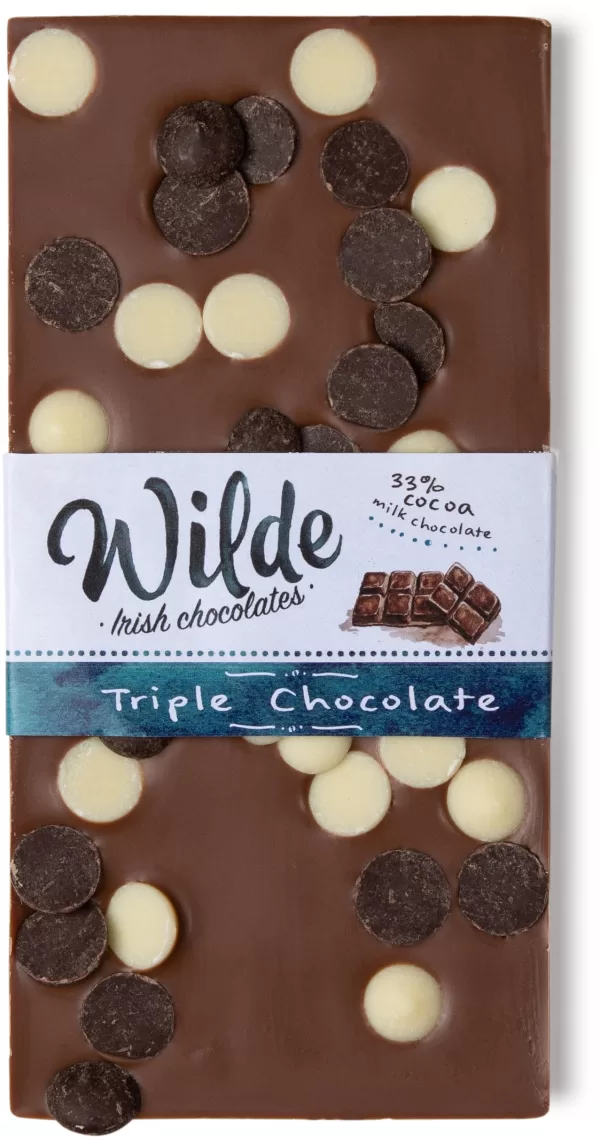 Triple Chocolate 33% cocoa solids bar.