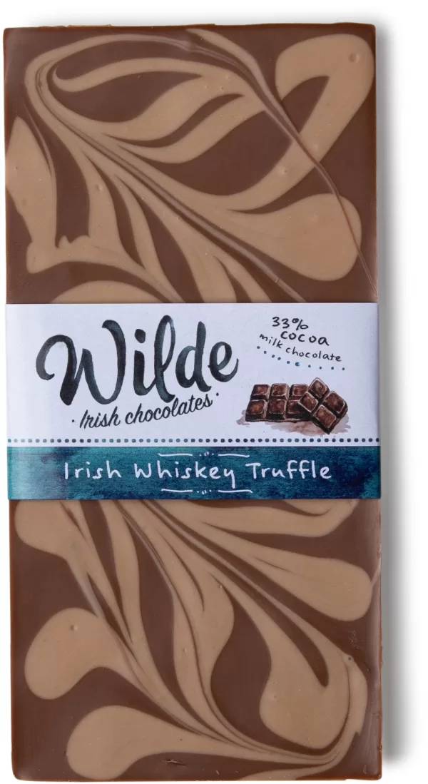 Irish Whiskey Truffle Milk Chocolate, 33% cocoa solids.