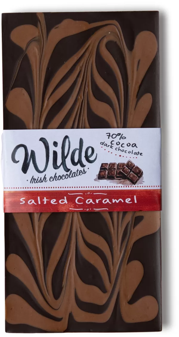 Dark Chocolate Salted Caramel bar, 70% cocoa solids.