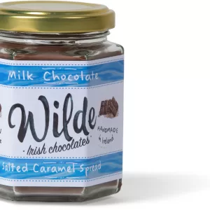 A jar of Salted Caramel Spread by Wilde Irish Chocolates.