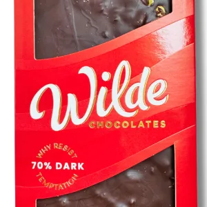 Pistachio Dark 70% Cocoa Solids Chocolate Bar