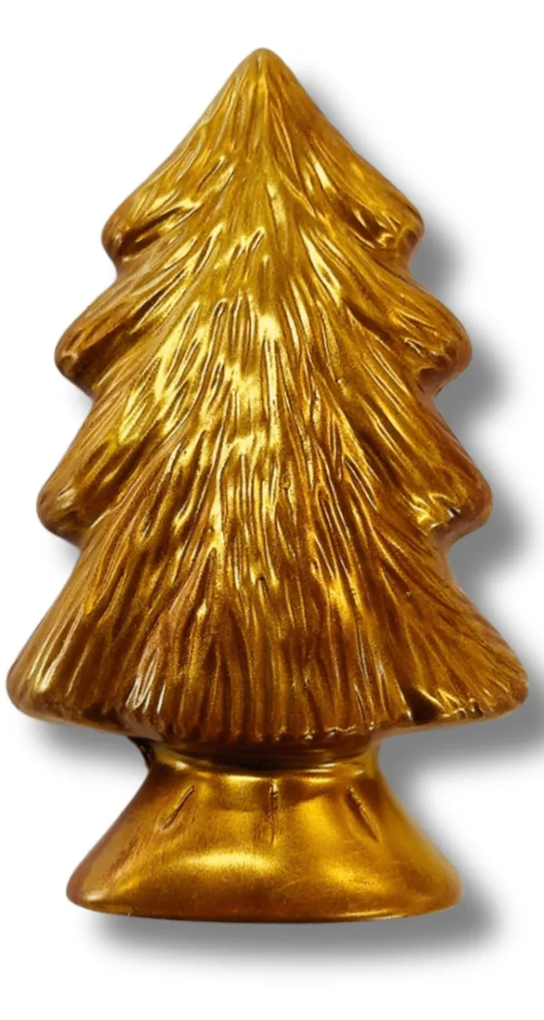 Golden Chocolate Christmas Tree With gold shimmer lustre