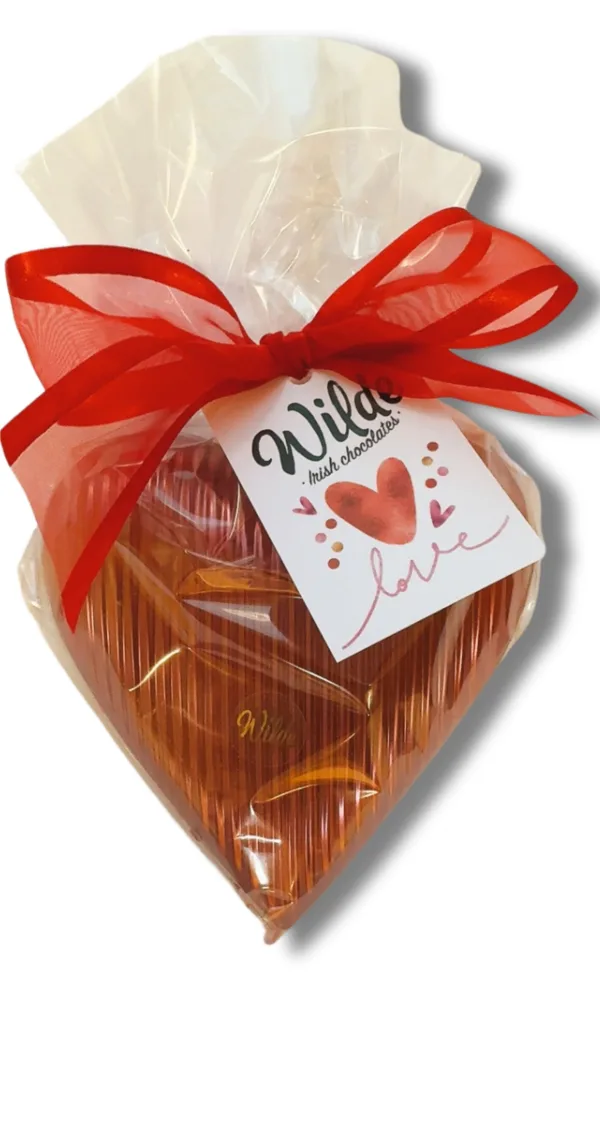 Valentine Chocolate Sharing Heart Filled With Strawberry Champagne Truffle - Image 2