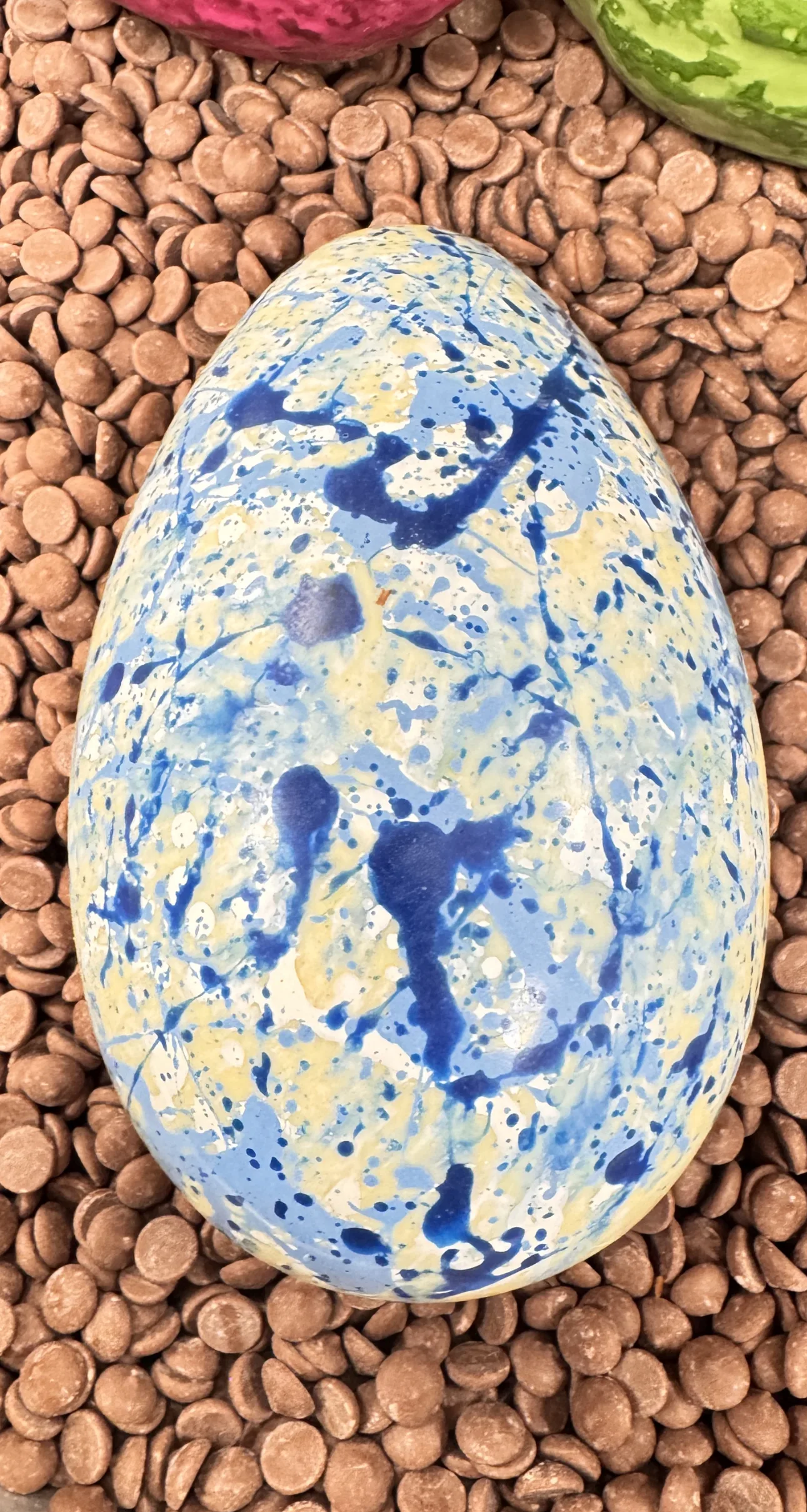 Handmade Irish Artisan Biscoff White Chocolate Egg - Image 4