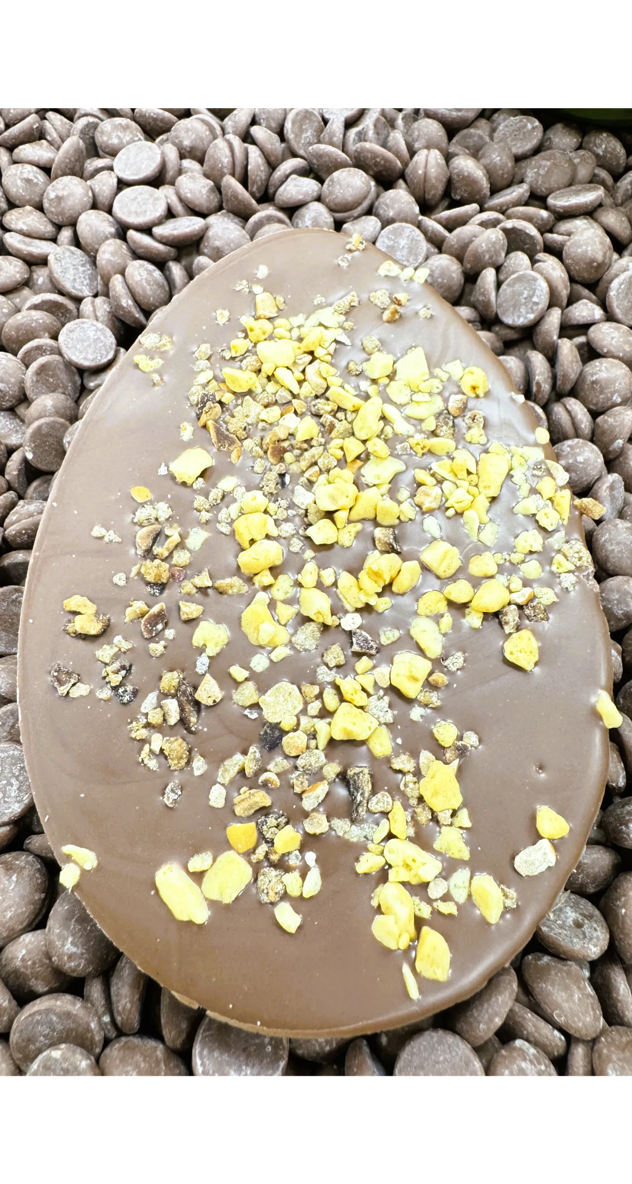 Milk Chocolate Easter Egg Honeycomb Crunch Flat - Image 4